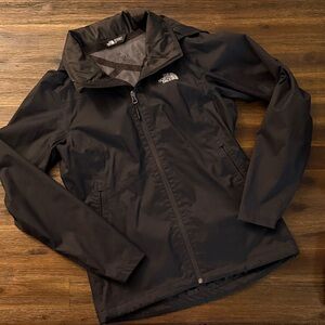 The North Face Black Quest Hooded Waterproof Rain Jacket Women Small